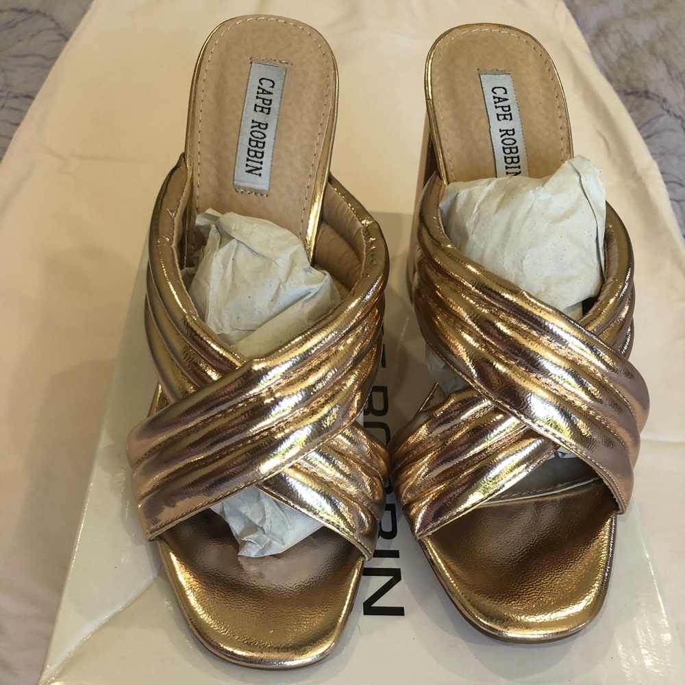 💗CAPE ROBBIN💗 BNIB “SISTER” Rose France Heels 8